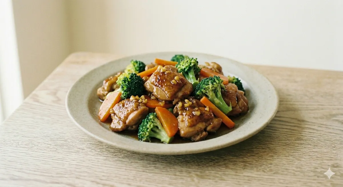 鶏肉のオイスターソース炒め