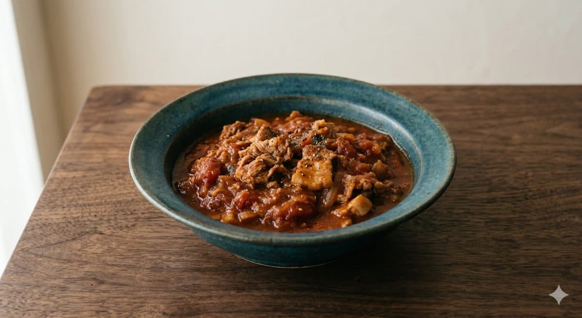 豚肉のトマト煮込み