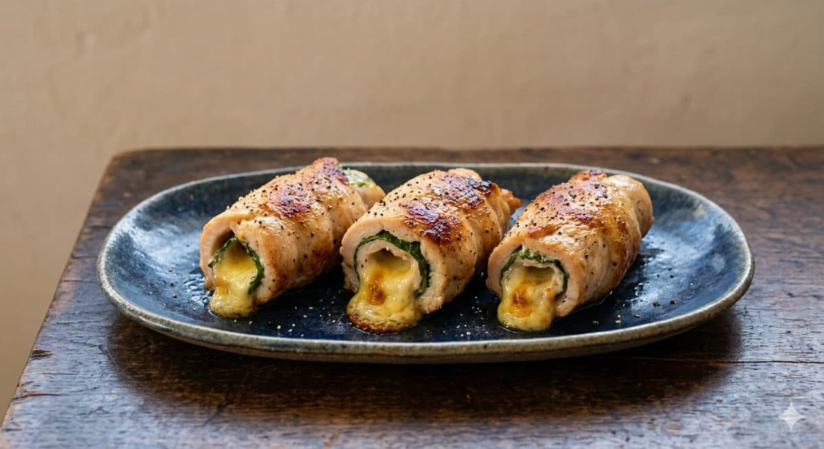 鶏ささみの大葉チーズ焼き