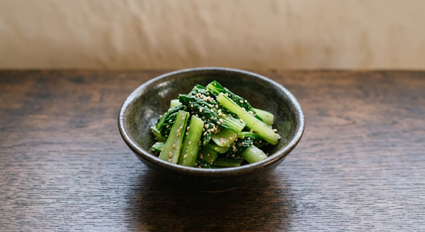 チンゲン菜のごまあえ