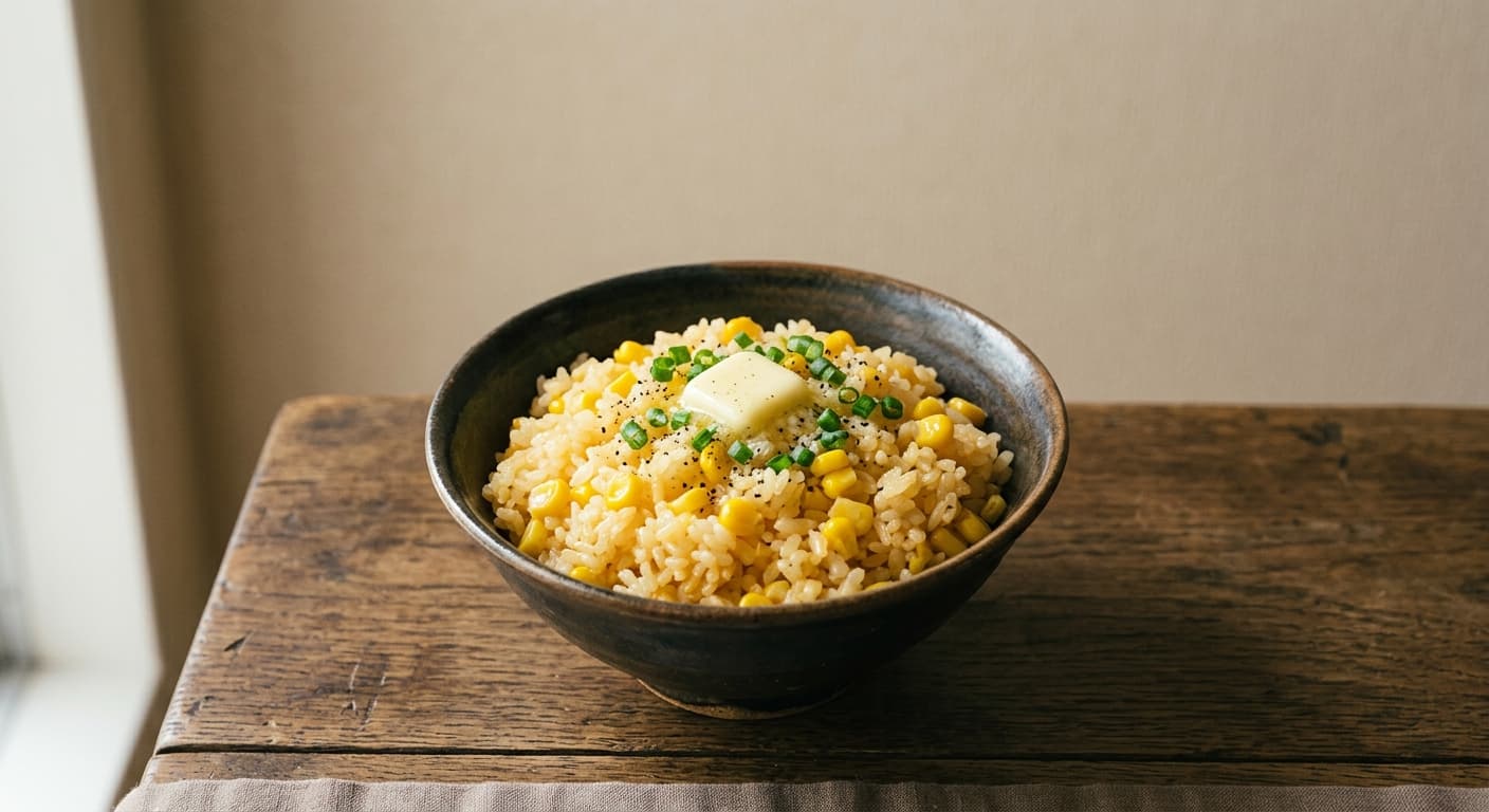 とうもろこしの炊き込みご飯