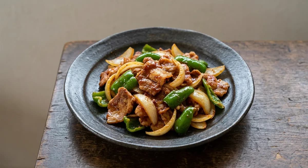 豚肉のケチャップ炒め
