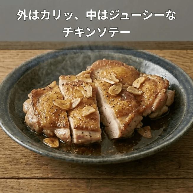 チキンソテー(ガーリック醤油)